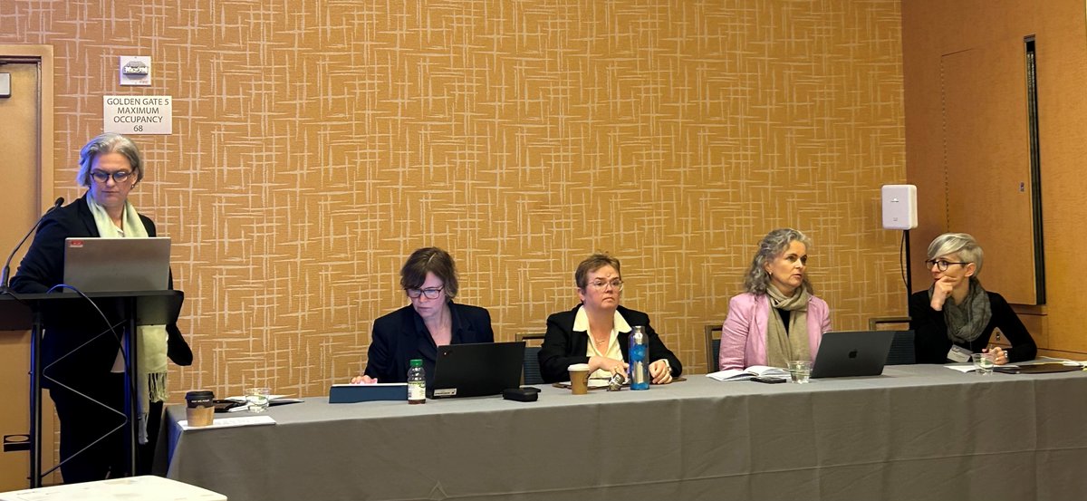 Norway’s feminist foreign policy stance has been ‘we just do it’. It doesn’t use the feminist label because of its peace diplomacy role - @TLTryggestad Great kickoff to #ISA2024 conference with lively discussion on whether feminist foreign policy is in decline in the Nordics.