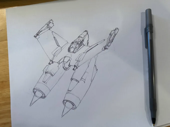 2022. I think it would be an interesting and viable workflow to go from sketches like these to rendered 3D that's painted over for polished concepts. I kept having problems with complex off-axis relationships frustrating the modeler 