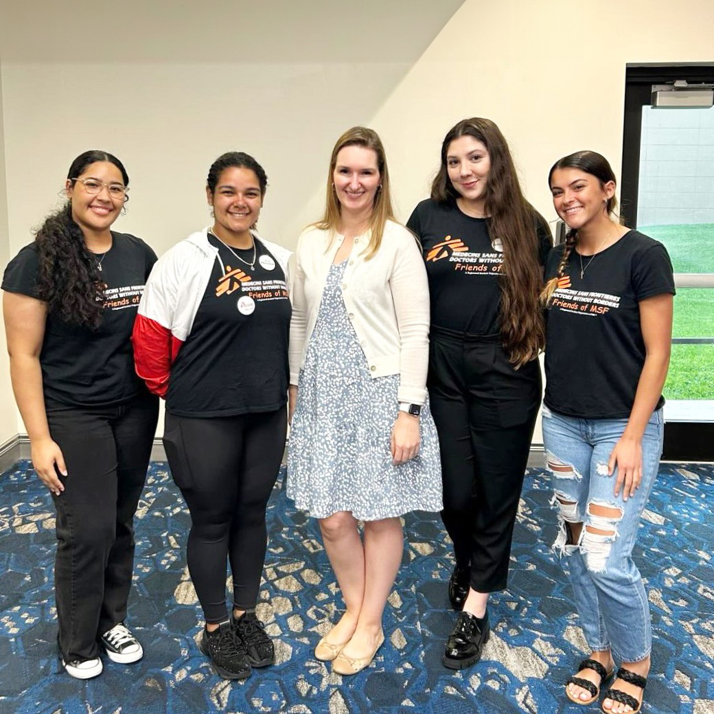 Last night's event with Friends of MSF at Florida Atlantic was incredible! Dr. Michele Retrouvey, Director of Radiology Education at the Schmidt College of Medicine, shared her remarkable journey through medicine! Thank you Dr. Retrouvey! @MRetrouvey