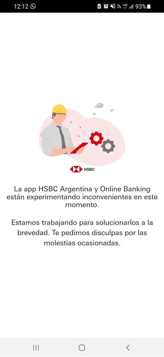 <a href="/HSBC_AR/">HSBC Argentina</a>  Que pasa con la App papuss , toda la mañana me van a tener sin operar ?