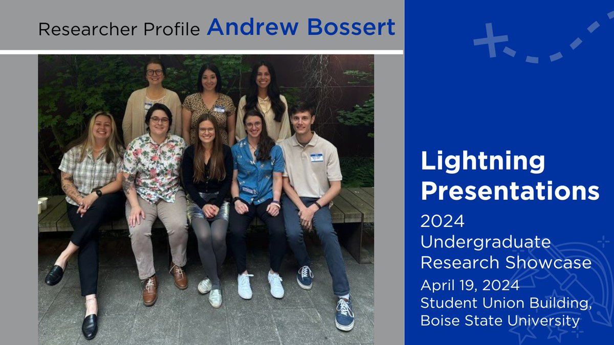 BoiseStateIFITS's tweet photo. Andrew Bossert is a mechanical engineering major. His research examines the mechanics of infant products and their safety. Watch his Lightning Talk at #URS2024

More info and register: https://t.co/52fuJoaGgJ

#boisestate #undergraduateresearch https://t.co/uTx3117UQZ
