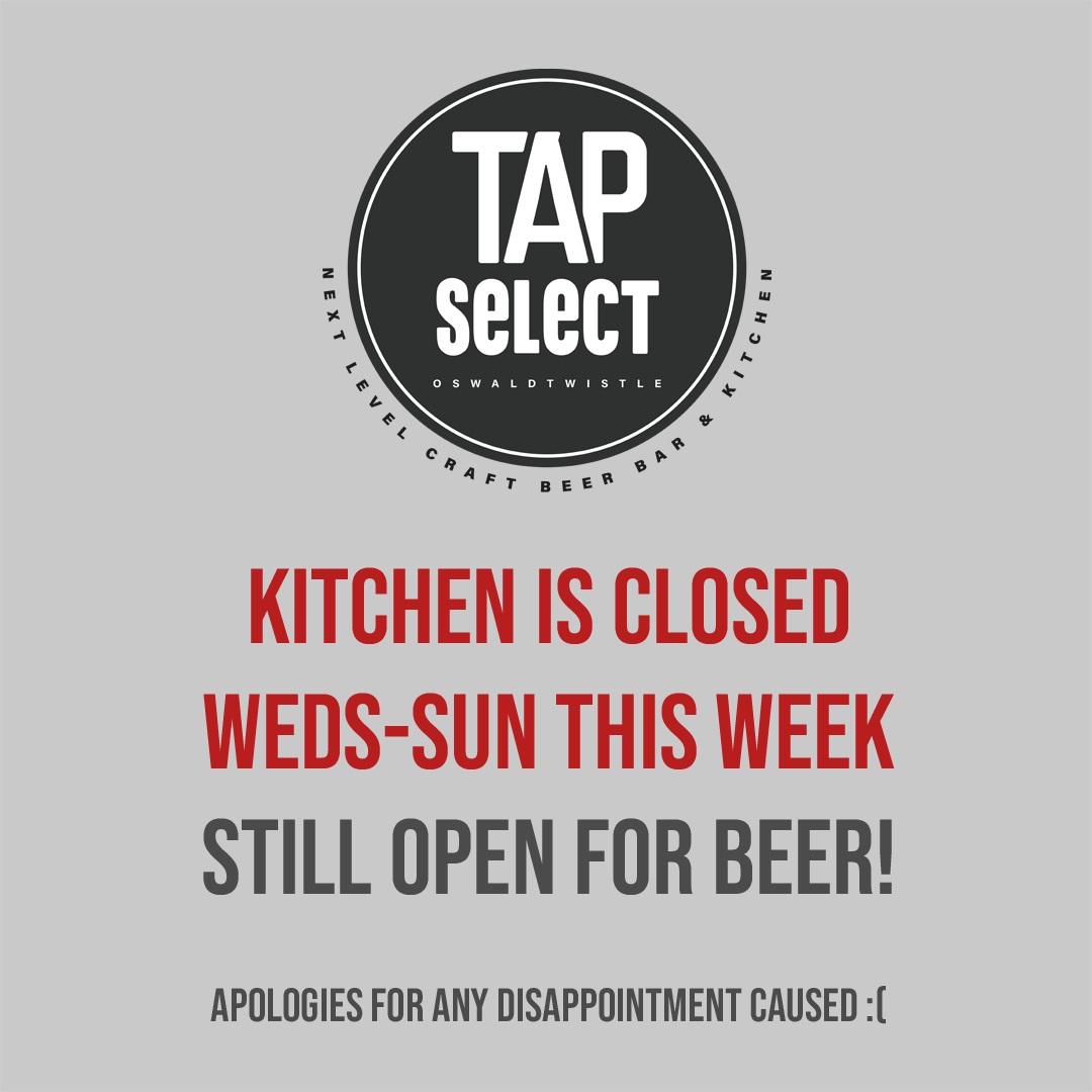 TapSelectBar's tweet image. Chef's off this week, so no kitchen unfortunately, however we've still got plenty of beer to get through so come fill your boots!

It's Switch Night tonight, bring yours down for a bit of local multiplayer Mario Kart, Smash Bros or whatever else and have a laugh over a few 🍻