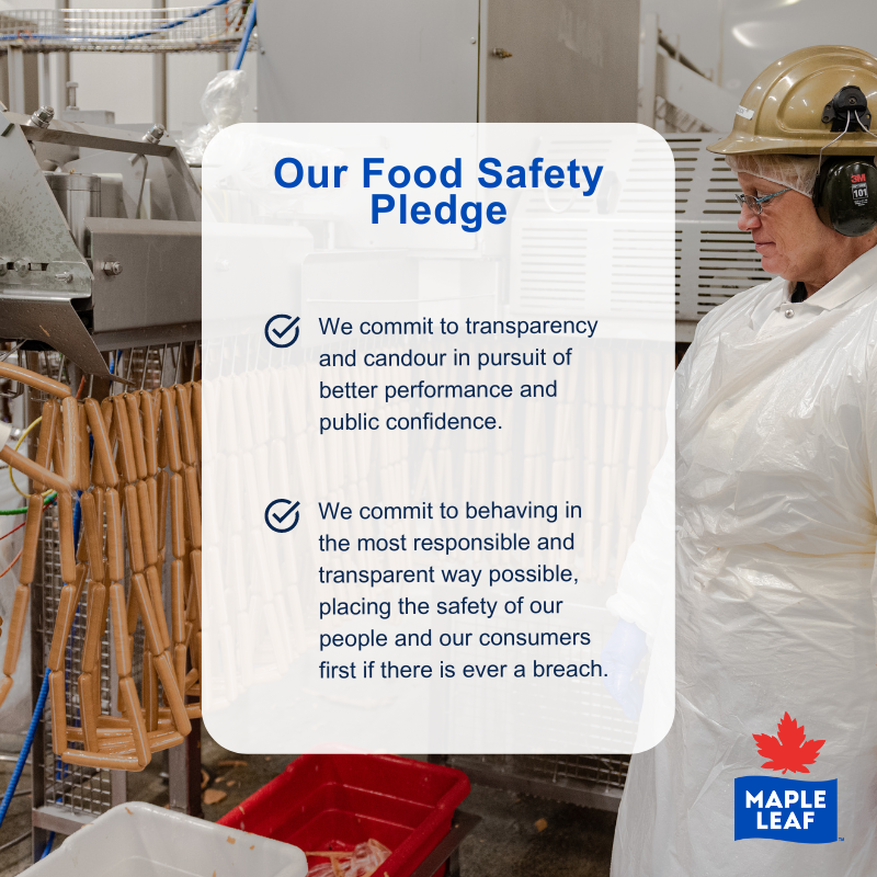 Let's be frank: when it comes to producing our food — including our beloved hot dogs🌭 — we’re obsessed with food safety! Flip through the slides below to learn more about what we commit to when making safe food, and learn more at: ow.ly/w9zO50R4wQF