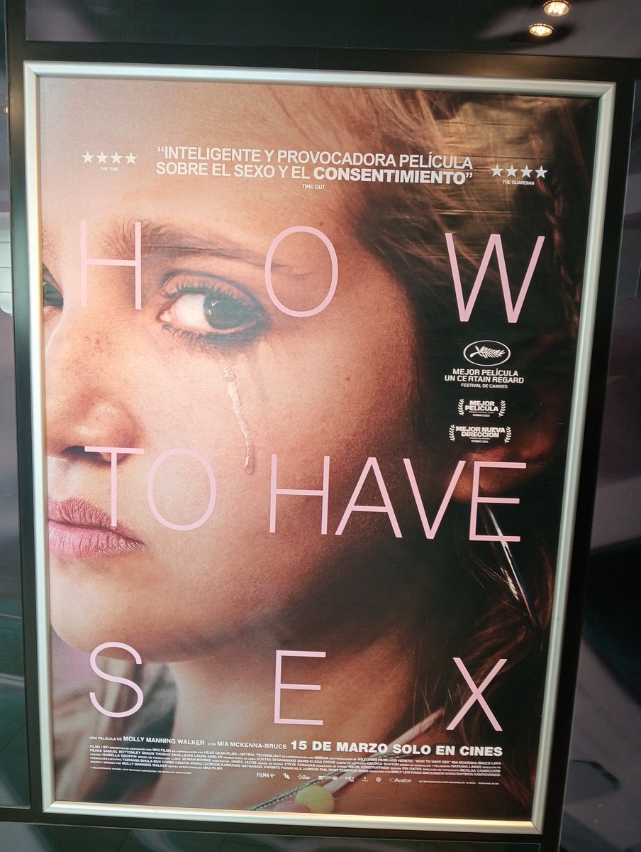 La película de hoy es #HowToHaveSex ¿Os gustó? #DíaDelEspectador