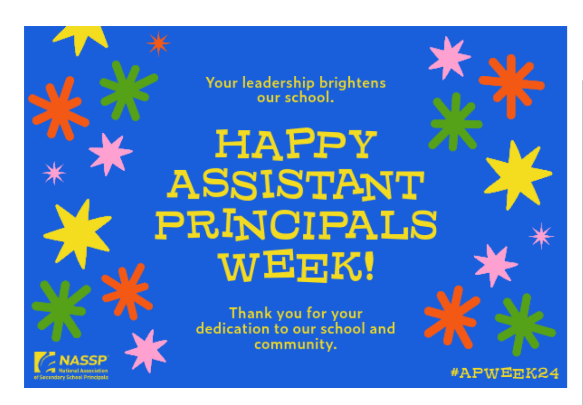 Maine's Positive Story of the Day ~ EVERY ASSISTANT PRINCIPAL IN MAINE ~ HAPPY ASSISTANT PRINCIPALS WEEK!!! THANK YOU to all of our hard working and dedicated Assistant Principals throughout our state. We appreciate YOU! #NAESP #NASSP