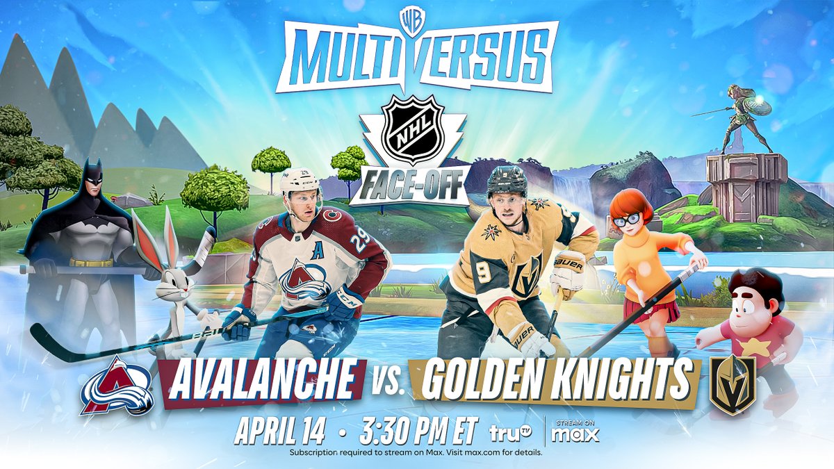 TNT Sports, Warner Bros. Games & National Hockey League to Present “MultiVersus NHL Face-Off” — Sunday, April 14 🏒 Full Release: press.wbd.com/us/media-relea…