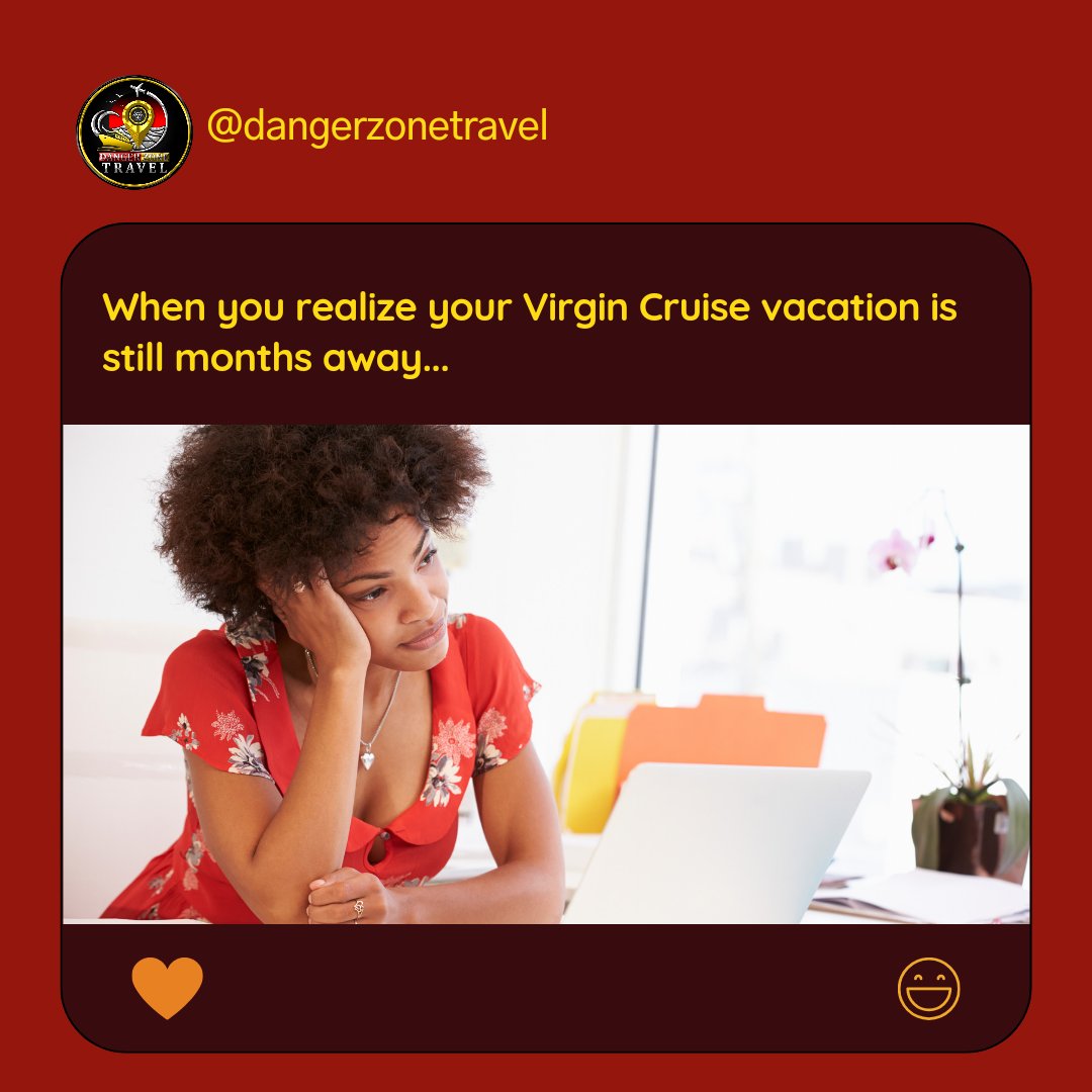 Counting down the days until your Virgin Cruise adventure like... 😍😴
Let's spice things up with some travel talk! What are you most excited about for your upcoming voyage?

Share your thoughts below! 🚢✨

#dangerzonetravel #VacationCountdown #CruiseExcitement #TravelMemes