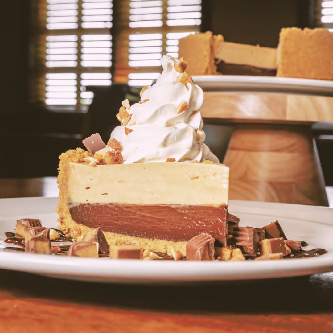 Indulge in our Chocolate Peanut Butter Pie this National Chocolate Mousse Day! Perfect way to end your lunch on a sweet note. 🍫🍷

#NationalChocolateMousseDay #ChocolatePeanutButterPie #SweetTreat #LunchTime #FoodLovers #TastyEats #EatLocal #QualityFood #VillageTavern