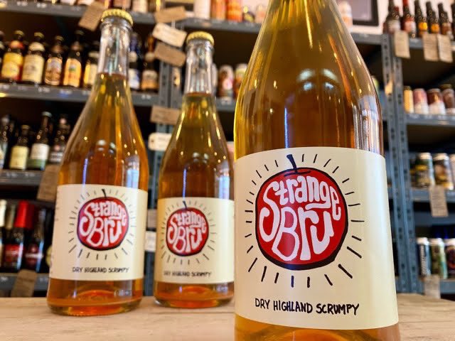 @oliverscider 🆕🏴󠁧󠁢󠁳󠁣󠁴󠁿 Caledonian Cider Co’s Strange Bru dry Highland scrumpy is a blend of bittersweet and sharp apples, wild fermented to fully dry, and matured in ex-whisky casks. Available for delivery, Click & Collect, or over the counter. See our ever-changing range of ciders on the website