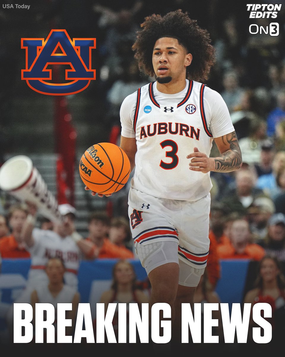 NEWS: Auburn guard Tre Donaldson plans to enter the transfer portal, he tells @On3sports. The 6-3 sophomore averaged 6.7 points, 2.4 assists, and 3.2 assists per game this season. on3.com/college/auburn…