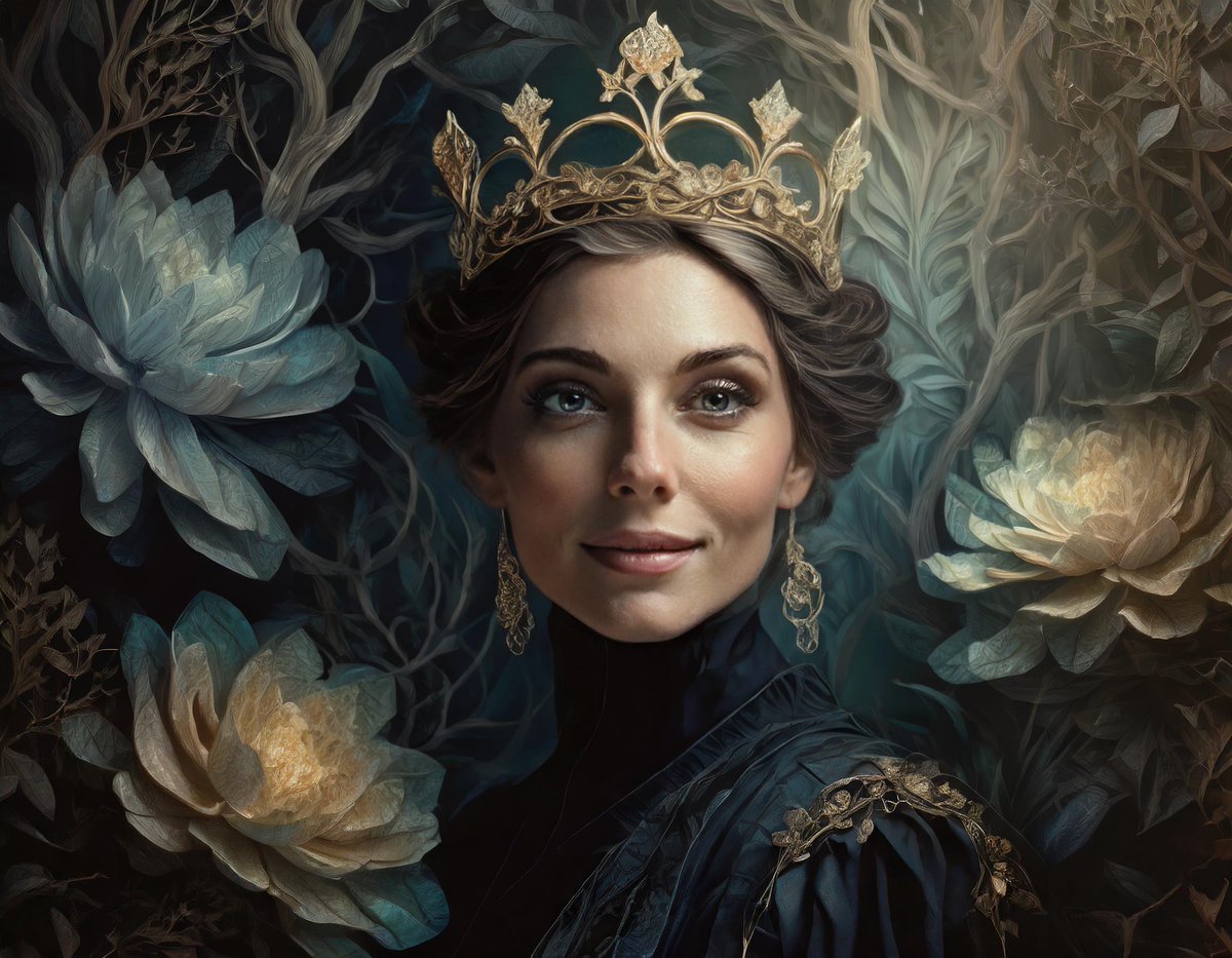 UzukiToichi's tweet photo. Fictional characters in dark fantasy : Queen and Prince #AdobeFirefly #AI https://t.co/deDE7v0crJ