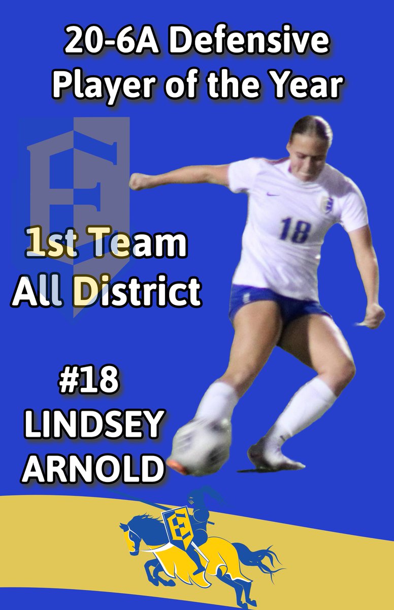 Elkins Girls Soccer (@elkinsgirls) on Twitter photo Congratulations #18 Lindsey Arnold on being named 20-6A Defensive Player of the Year! 1st Team All District and Academic All District <a href="/lindseyarnold05/">Lindsey Arnold</a> Congratulations #18 Lindsey Arnold on being named 20-6A Defensive Player of the Year! 1st Team All District and Academic All District <a href="/lindseyarnold05/">Lindsey Arnold</a>