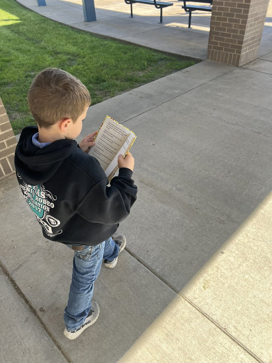 We’ve caught this scholar more than once reading in line!! We love to see his love for books!! #AlvaradoExcellence #AlvaradoReads