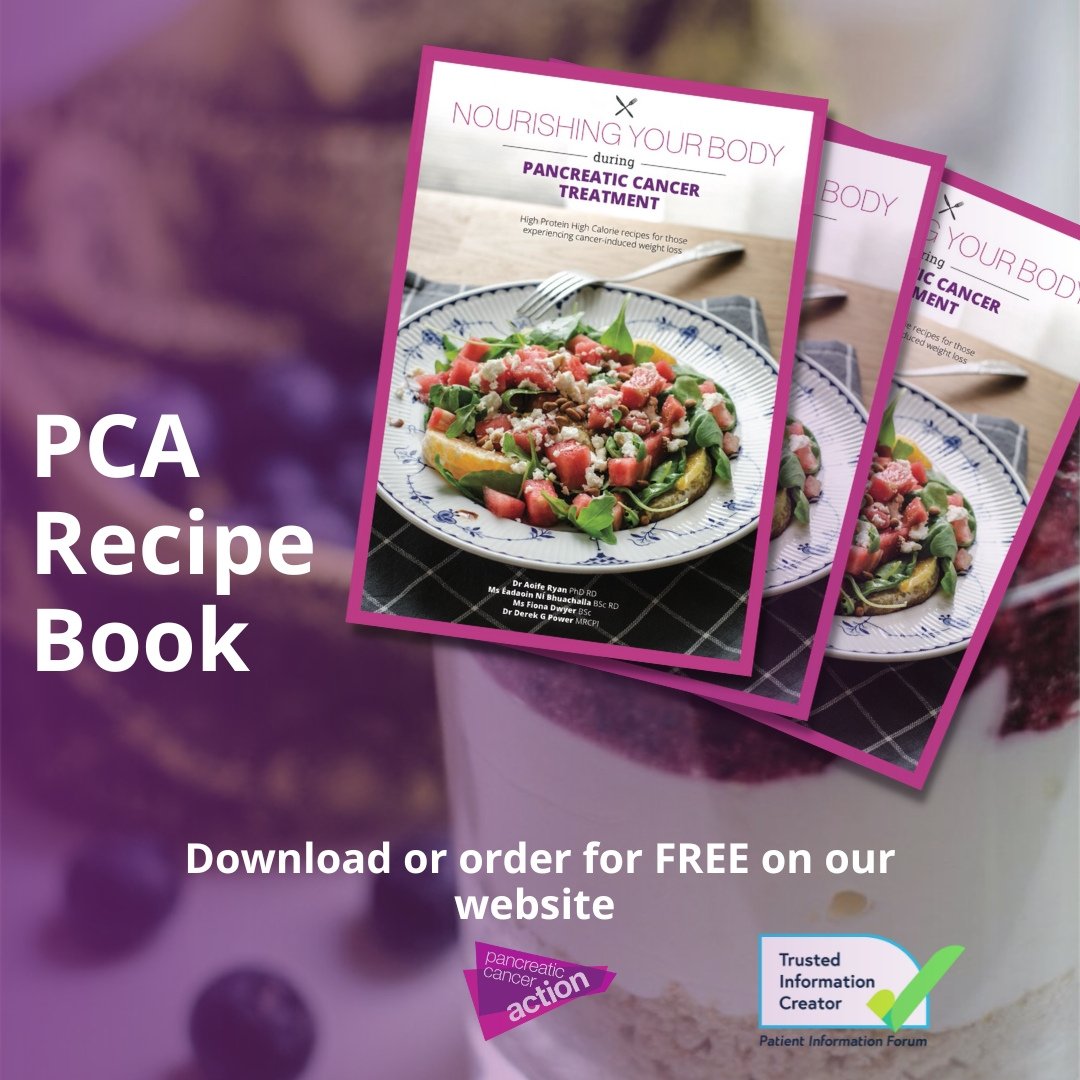 Our free recipe book advises how best to combat cancer-induced weight loss with plenty of high-protein and high-calorie recipes. 😋👇 bit.ly/3Qf7NcD Do you have a favourite recipe that you'd recommend to others? 🍲