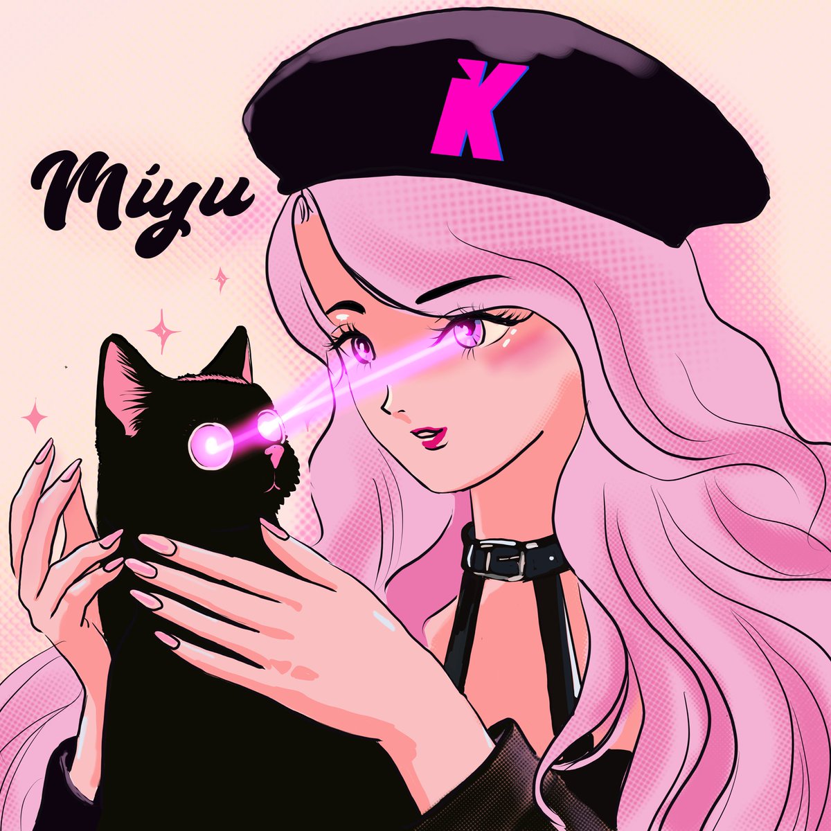NanzyWarali's tweet photo. With only a day remaining, the anticipation is building! 😂
I'm thrilled to witness the incredible submissions. I've also been diligently crafting my entry, here is the image of Miyu while transferring the data with her black spy robot cat 🐈‍⬛ 

For those who are set to participate, please proceed to our website and hit "Submit." Let's make this event truly memorable! 

Submit your work here>>> https://t.co/H7gyUfLk2s
#AliasVWBC #KawaiiCulture @myalias_id