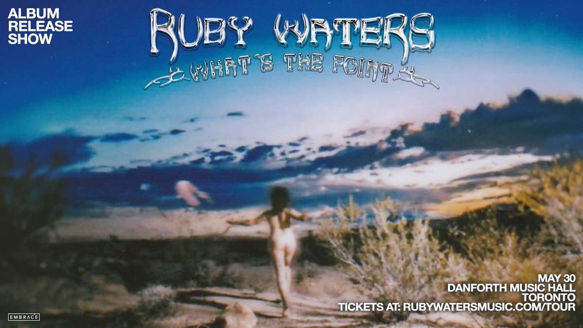 JUST ANNOUNCED: Her latest single, 'Bucket,' was just released earlier this month! Don't miss Canadian singer-songwriter #RubyWaters as she returns to Toronto on May 30th, this time at The Danforth!  Presale: Thur Apr 4th @ 10am | code: BUCKET RSVP: tinyurl.com/2szmuwxe