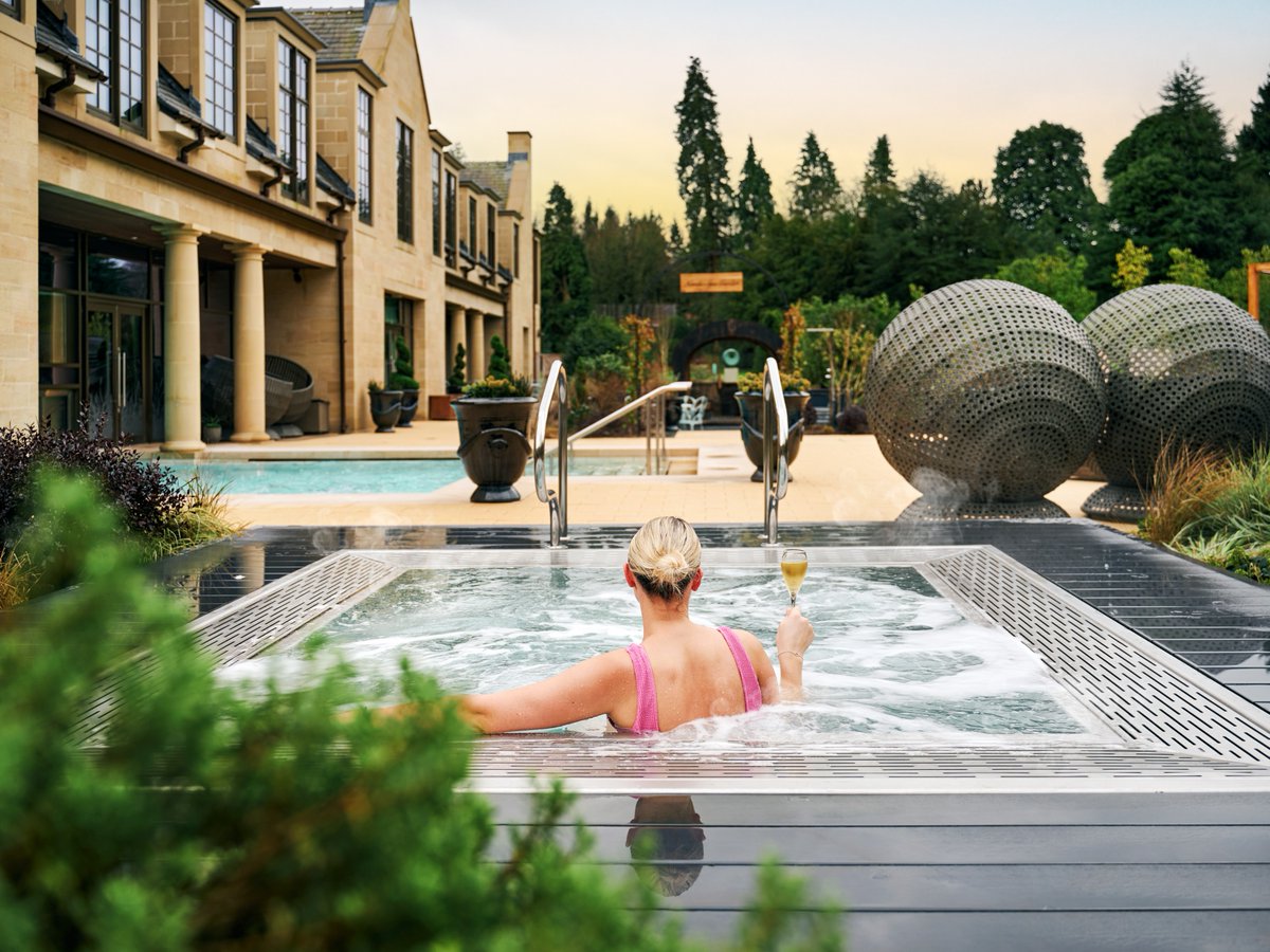 Indulge in the serene setting of Three Graces Spa and relax in our Nordic Spa Garden this Spring. Explore our Spa Days: bit.ly/4982V02 #UKSpaBreak #UKSpaDays #GrantleyHall #Spa #LuxurySpa