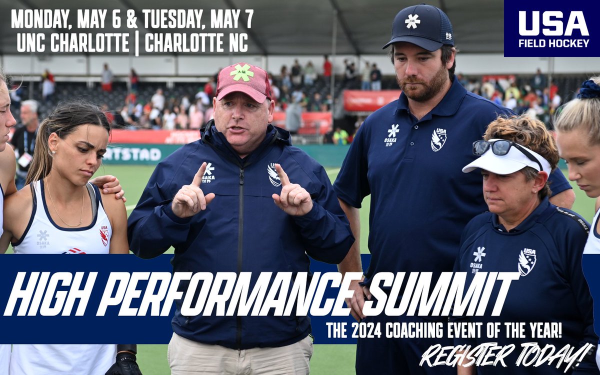 USAFieldHockey's tweet photo. This year's High Performance Summit will deep dive into the USWNT's Olympic Qualifier journey. See firsthand the coaching tactics that prepared the team to qualify for the Paris 2024 Olympic Games. A must-attend event for coaches!

Register today: https://t.co/aus37N5RZS https://t.co/Q7BN3sEJfc