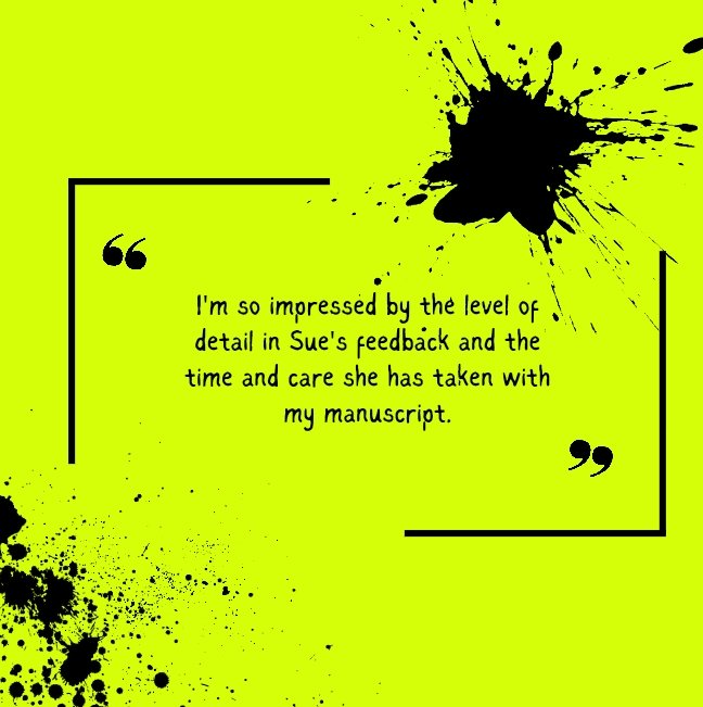 The Writers Company (@writerscompany) on Twitter photo Our next testimonial is about the fabulous <a href="/Wivenhoewriters/">Sue Dawes she/her (Dr.)💙🧡</a>. Sue has a very few places open for manuscript assessment. Go to our website to find out more writerscompany.co.uk Our next testimonial is about the fabulous <a href="/Wivenhoewriters/">Sue Dawes she/her (Dr.)💙🧡</a>. Sue has a very few places open for manuscript assessment. Go to our website to find out more writerscompany.co.uk