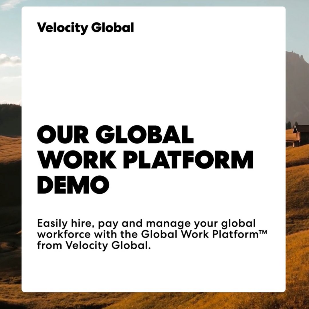 Accelerate your global hiring in a matter of clicks with our Global Work Platform™. bit.ly/49lqvXi