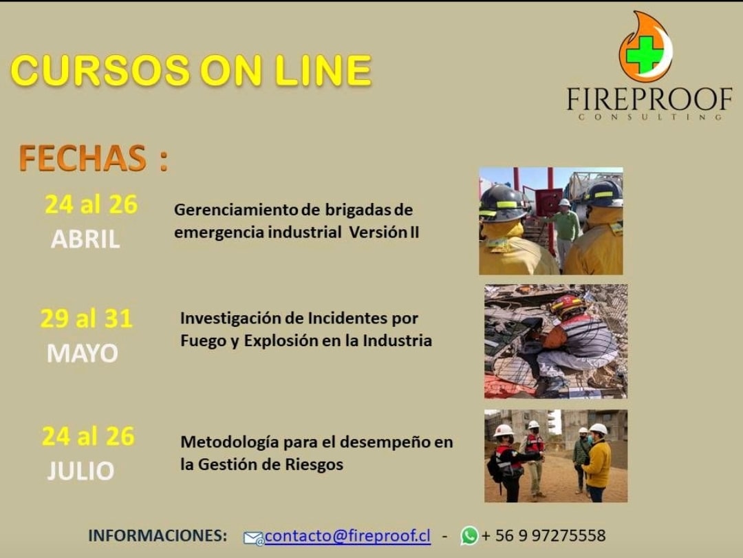 Estimados colegas. después del webinar, empezamos con la formación para 'Gestores de Seguridad y Emergencias 👷‍♂️🧑‍🚒🕵️. en línea 🖥️ Inscríbete en nuestros cursos 👇 docs.google.com/forms/d/e/1FAI…