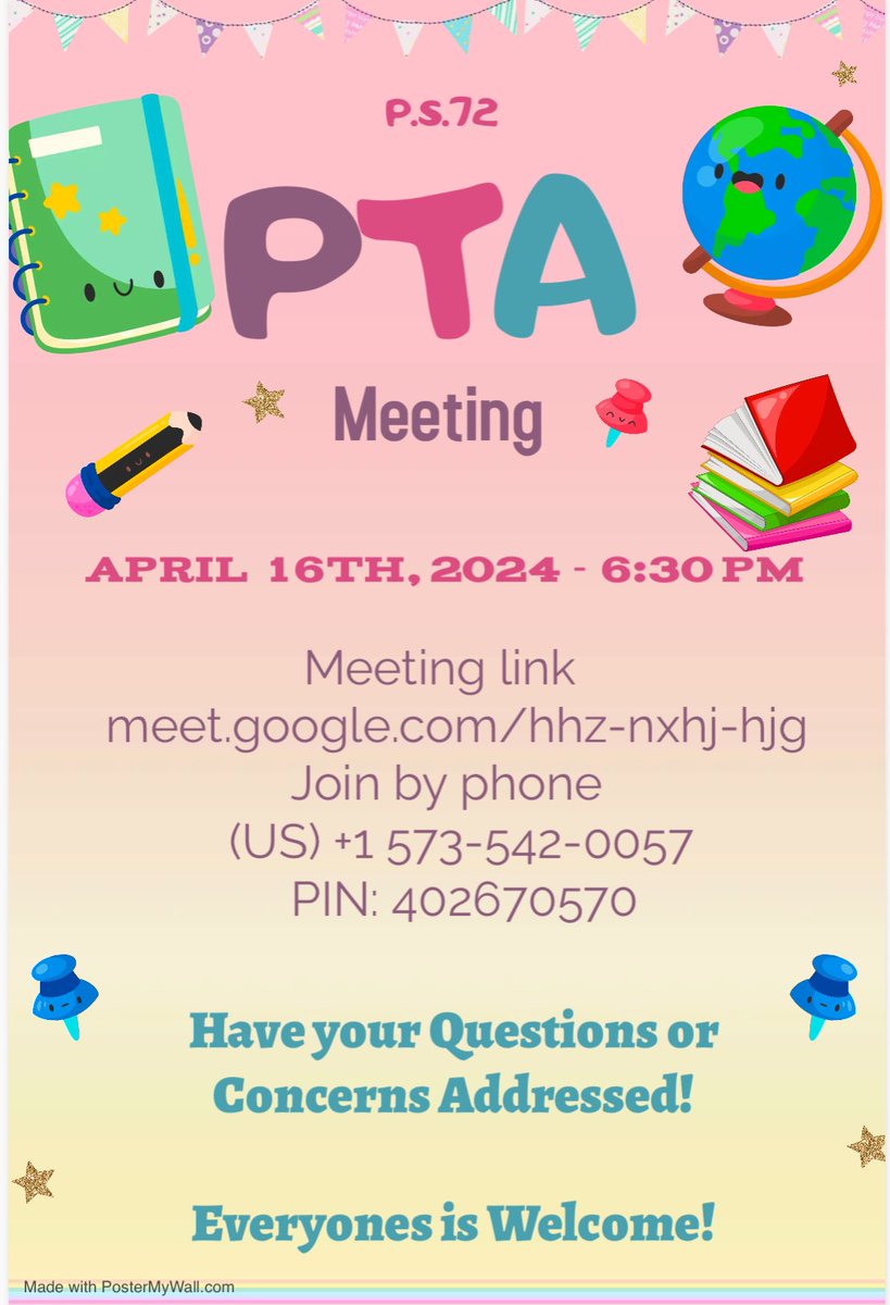 Join Us and Stay Informed!! ❤️<a href="/PS72X/">Public School 72</a> <a href="/UFTPS72/">E. Ramos</a> <a href="/Principal72x/">Greta</a>