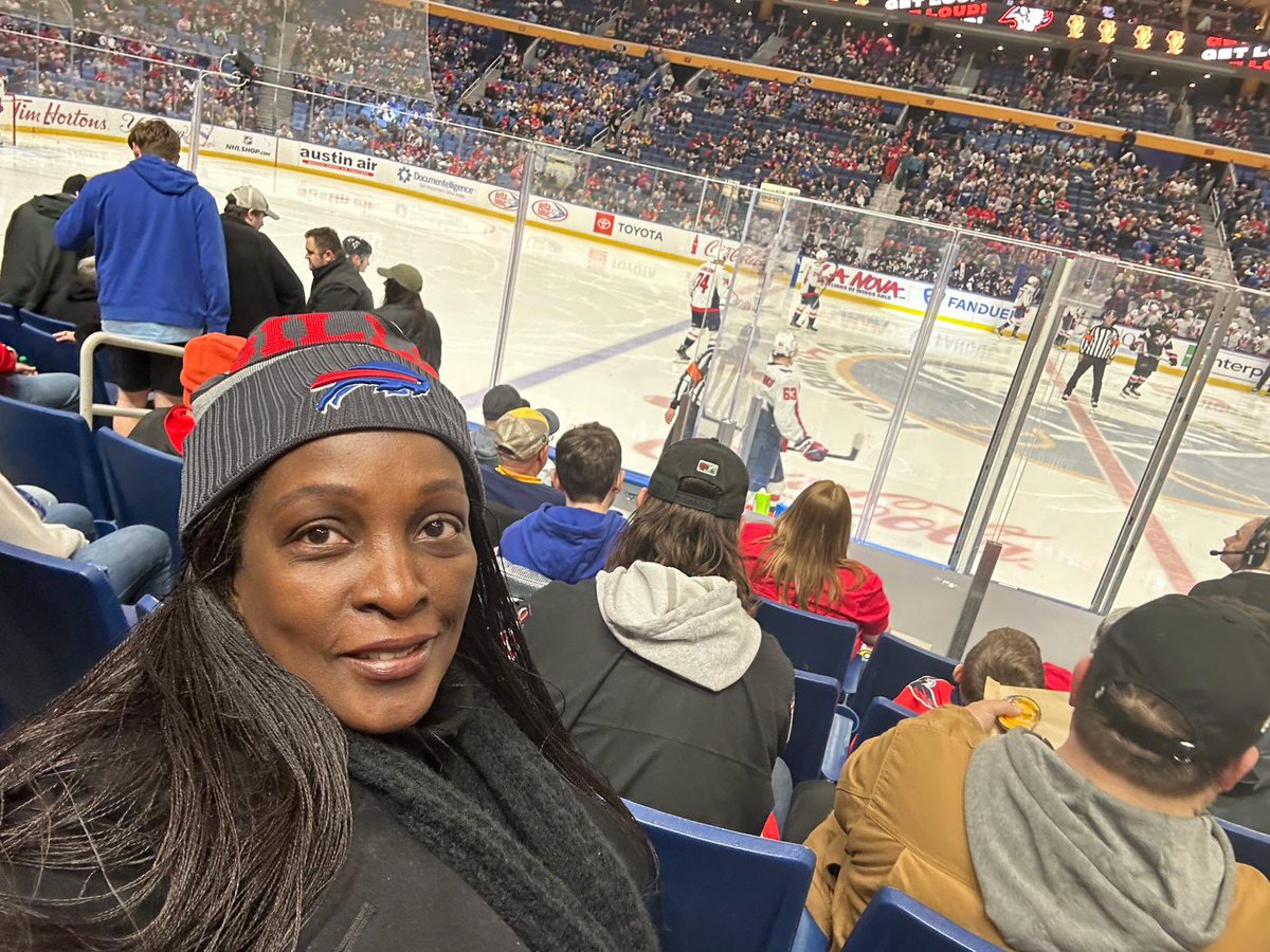 Attended @JeffSkinner's 1000th Hockey game last night, congratulations! @NHL @BuffaloSabres scored 6-2 against Washington @Capitals's #8 Alex Ovechkin. Enjoyed watching puck drop for first time, and the fast skating and action in this professional sport on ice. @StateDept