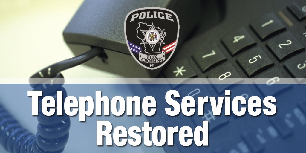 Fox Crossing Police tweet media