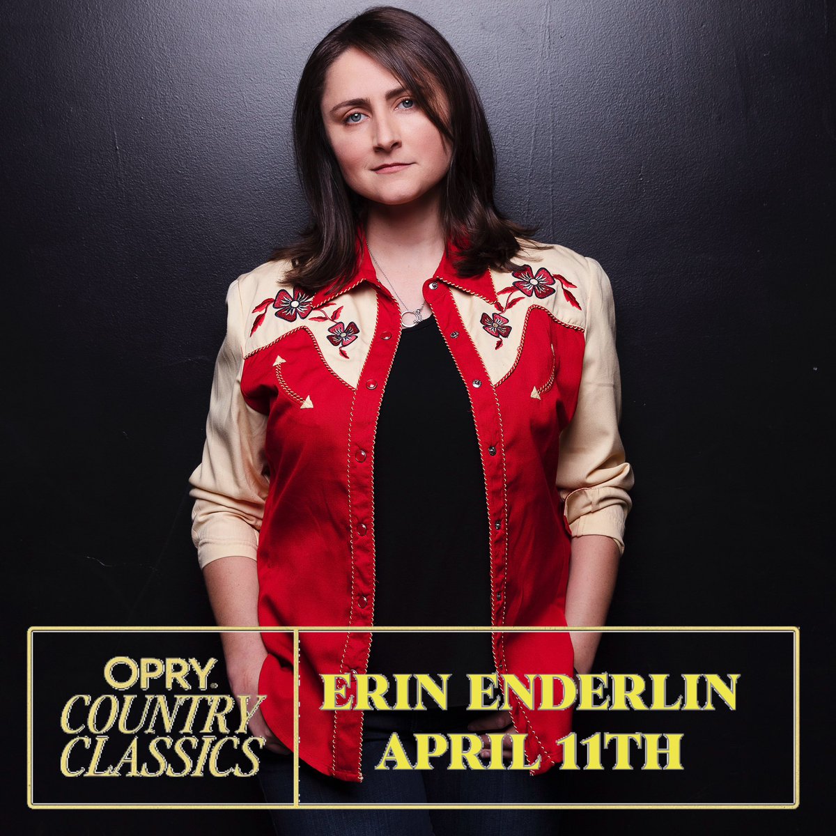 Y’all know how much I love the @opry and I’ll be heading back April 11th for Opry Country Classics at the Opry House✨ I’ll join @gatlinbrothers @SawyerBrownBand @Malpassbrothers and Charlie McCoy with more to be announced 🖤 Wonder what songs I’ll play 🤔 any guesses??