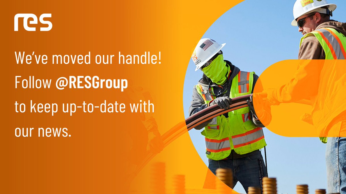 To better represent all our regions, we've moved our handle to <a href="/RESGroup/">RES</a> . Follow for our latest news and updates at: x.com/RESGroup #PowerForGood