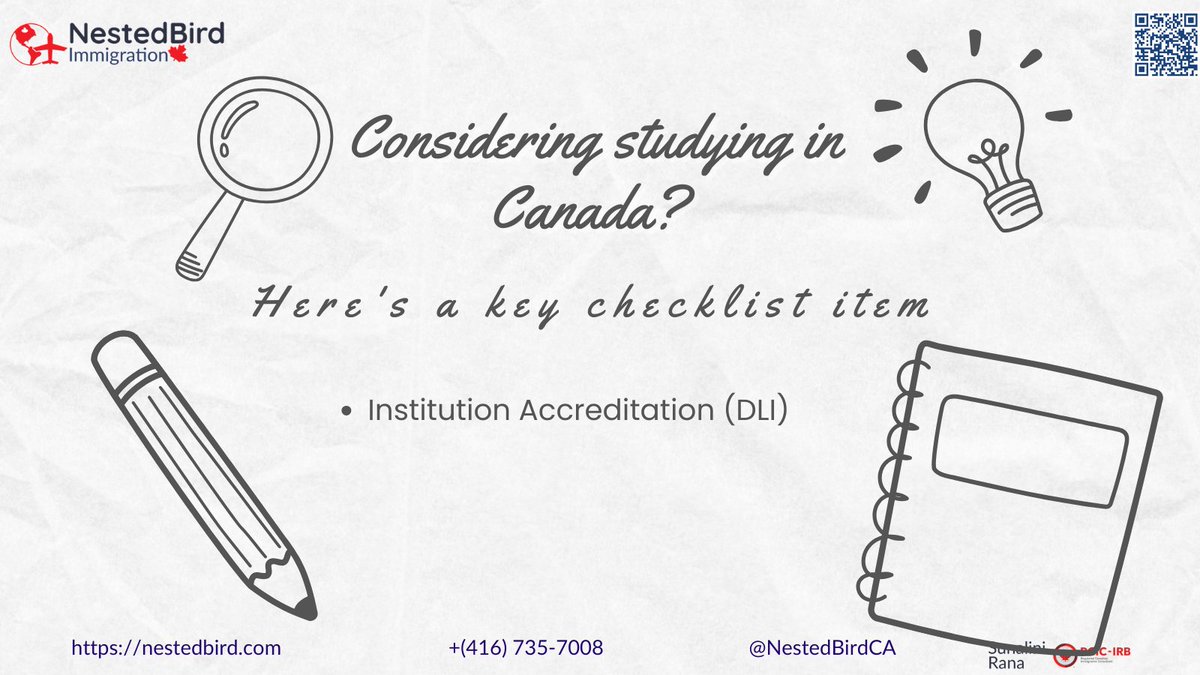 'Considering studying in Canada? Ensure your chosen institution is a Designated Learning Institution (DLI) in Canada. #StudyInCanada #DLICertifiedVisit nestedbird.com or WhatsApp 1 (416) 735-7008 #NestedBirdImmigration #newcomers #canada #CanadianImmigration #Students
