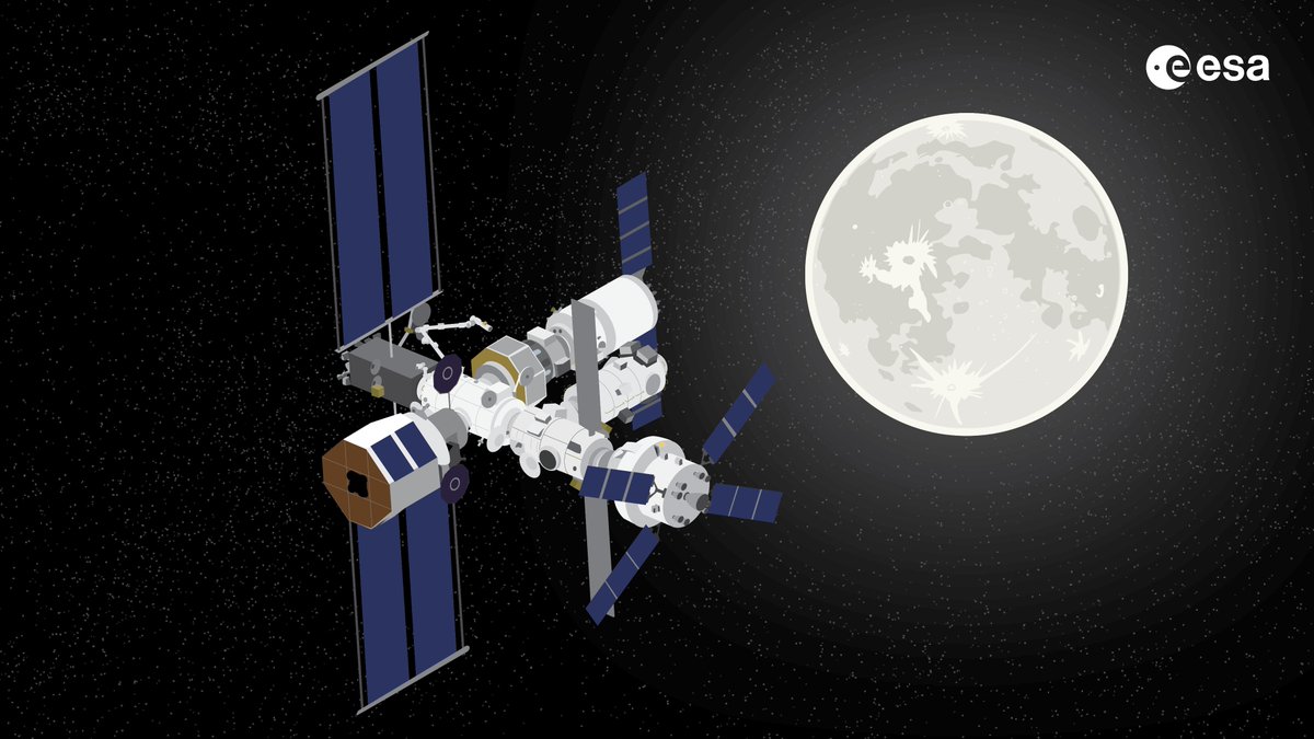 📢 New name, who's this? 🌑 @esa is proud to present its rebranded lunar Gateway family: Lunar I-Hab, Lunar View and Lunar Link 🚀✨🔥 Find out more 👉 esa.int/Science_Explor…