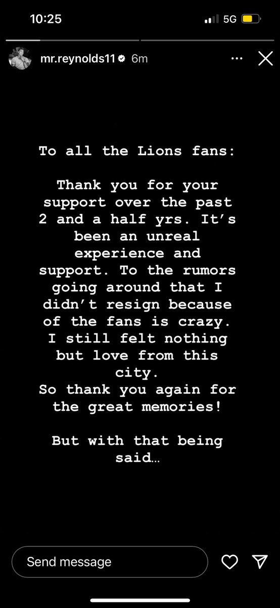 Former #Lions WR @J_Rey_11 posts his goodbye to Detroit

#OnePride