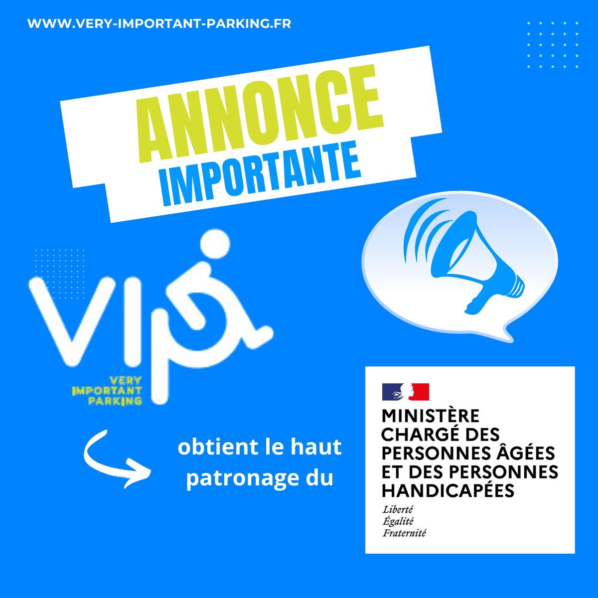 Philippe Croizon (@philippecroizon) on Twitter photo Nous sommes tous fiers, De vous apprendre que Very Importante Parking for Vry Importante Personne a obtenu le haut patronage de madame <a href="/fadila_khattabi/">Fadila Khattabi</a> ministre en charge des personnes handicapées et des personnes âgées.
Merci.
#Handicap #accessibilité Nous sommes tous fiers, De vous apprendre que Very Importante Parking for Vry Importante Personne a obtenu le haut patronage de madame <a href="/fadila_khattabi/">Fadila Khattabi</a> ministre en charge des personnes handicapées et des personnes âgées.
Merci.
#Handicap #accessibilité