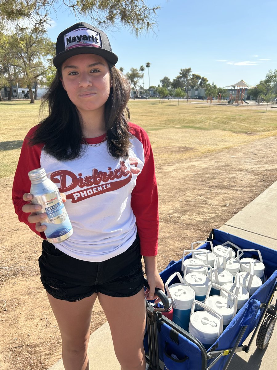 Summer is on the way and we are getting heat ready! We are getting prepared to provide water to regional partners to support heat relief efforts. Staying hydrated during the summer month is vital. #NPHW