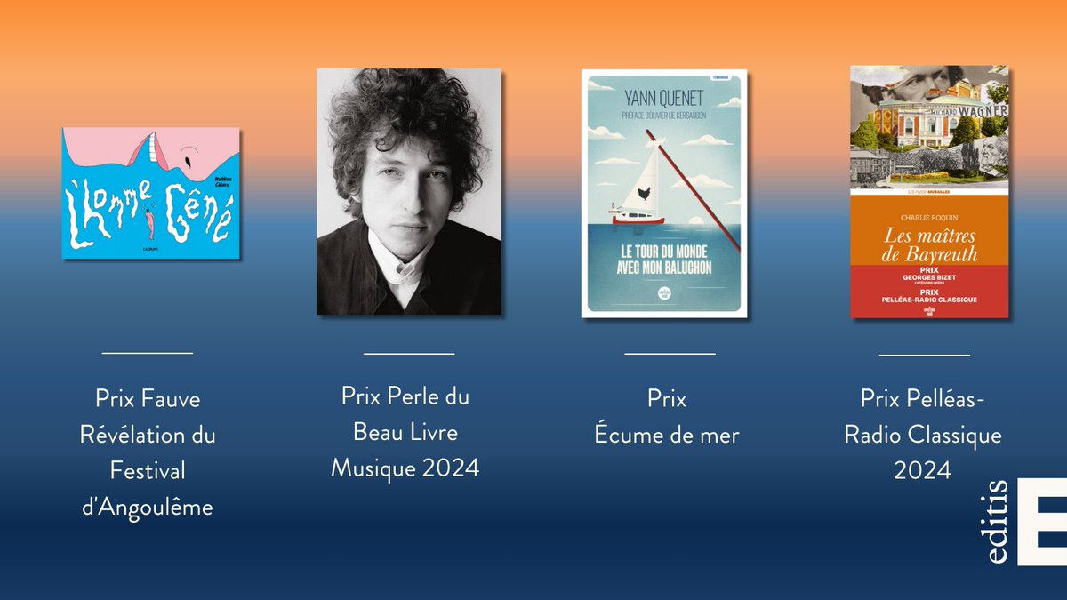 👏 Toutes nos félicitations aux auteurs et maisons d'édition distingués par des prix littéraires ! 🔸Retrouvez ces titres sur Lisez.com @Ed_lagrume @EditionsSeghers @lecherchemidi