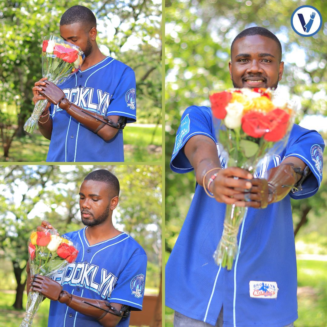 April showers bring May flowers! 💐 We’re excited to welcome in springtime with our VHP ambassador Lewis! 📷: Lewis Gatonye #spring #prosthetics #3dprinting #engineering #technology #charity #nonprofit #impact #inspiration #philanthropy #givinghope #bethechange