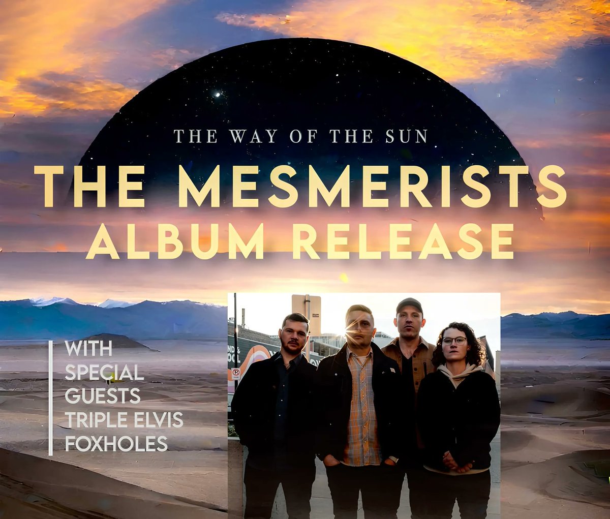 The Mesmerists are celebrating their album release at xBk Thursday, April 4th with guests Triple Elvis & Foxholes! 🎟️Get your tickets here: wl.seetickets.us/event/the-mesm…