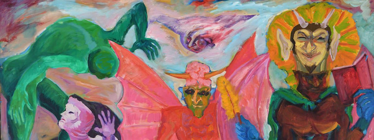 Manchester Poetry Library (@mcrpoetrylib) on Twitter photo Open call for new poetry commissions from the North West or Yorkshire region for creative responses to John Lyon’s paintings and poetry <a href="/WhitworthArt/">the Whitworth</a>
By 21 April
tinyurl.com/5n6cet77
Image: John Lyons, Before Ash Wednesday in Trinidad, detail, 1988 Photo: Anne-Katrin Purkiss Open call for new poetry commissions from the North West or Yorkshire region for creative responses to John Lyon’s paintings and poetry <a href="/WhitworthArt/">the Whitworth</a>
By 21 April
tinyurl.com/5n6cet77
Image: John Lyons, Before Ash Wednesday in Trinidad, detail, 1988 Photo: Anne-Katrin Purkiss