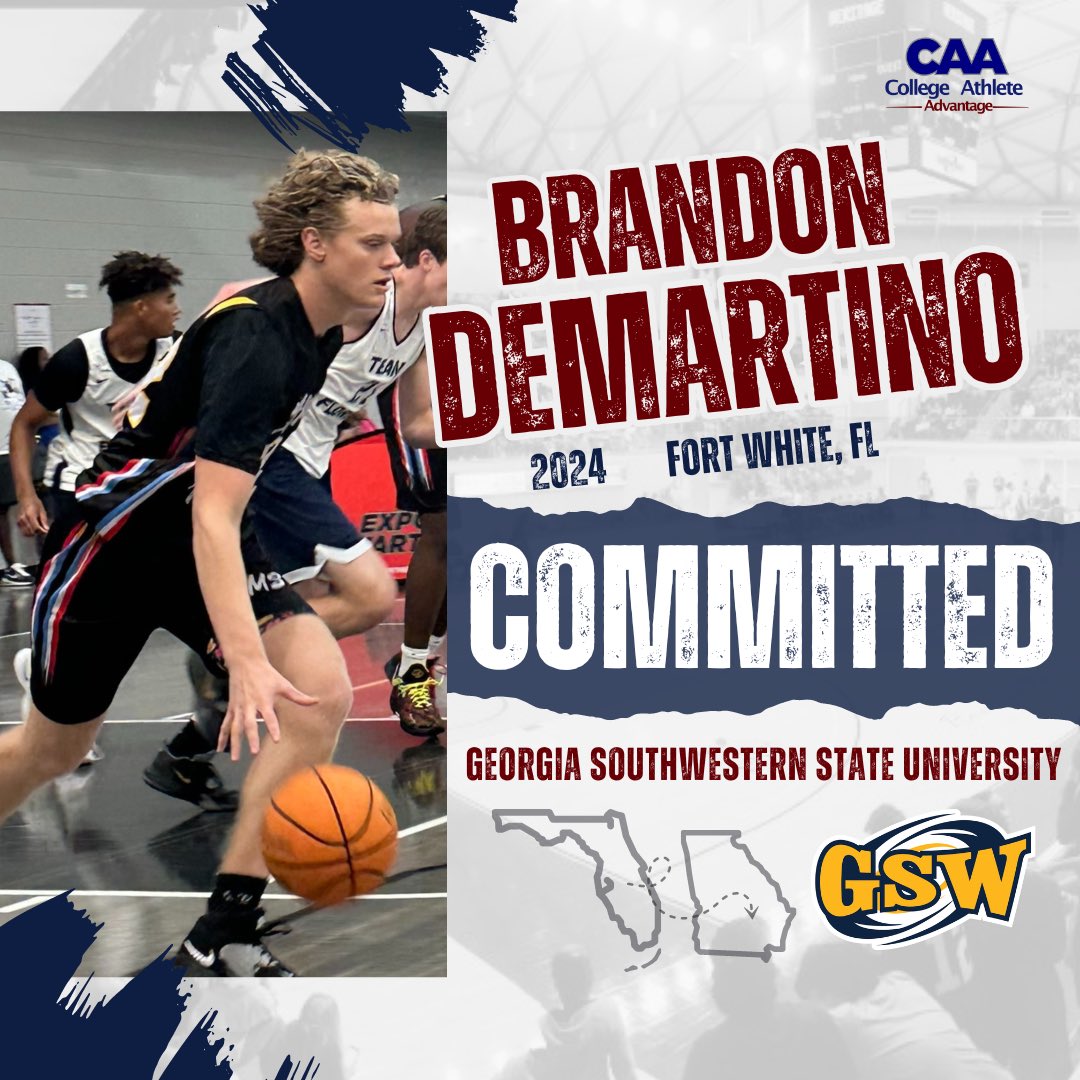 Congrats to 2024 6’5 GD/FD @BrandonDemart15 on his commitment to @GSW_MBASKETBALL. Brandon is an elite shooter w/ size and length. Happy for Brandon and the DeMartino family @caadvantage_mb