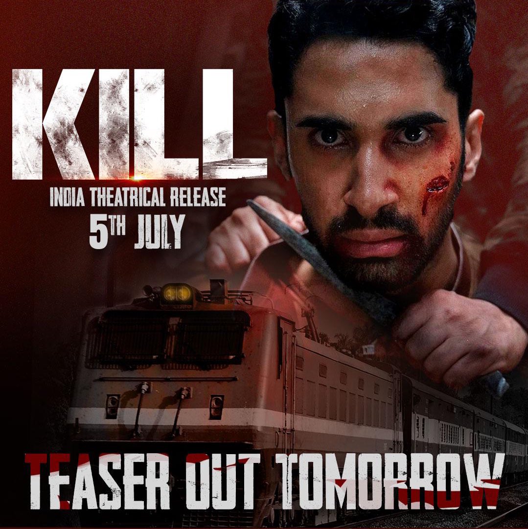 KILL TEASER OUT TOMORROW
.
.
#kill #killteaser #tanyamaniktala #abhishekchauhan #ashishvidyarthi #adrijasinha #dharmaproductions #dharma #karanjohar #raghavjuyal #lakshya #moviemanblogger
.
.
@moviemanblogger
