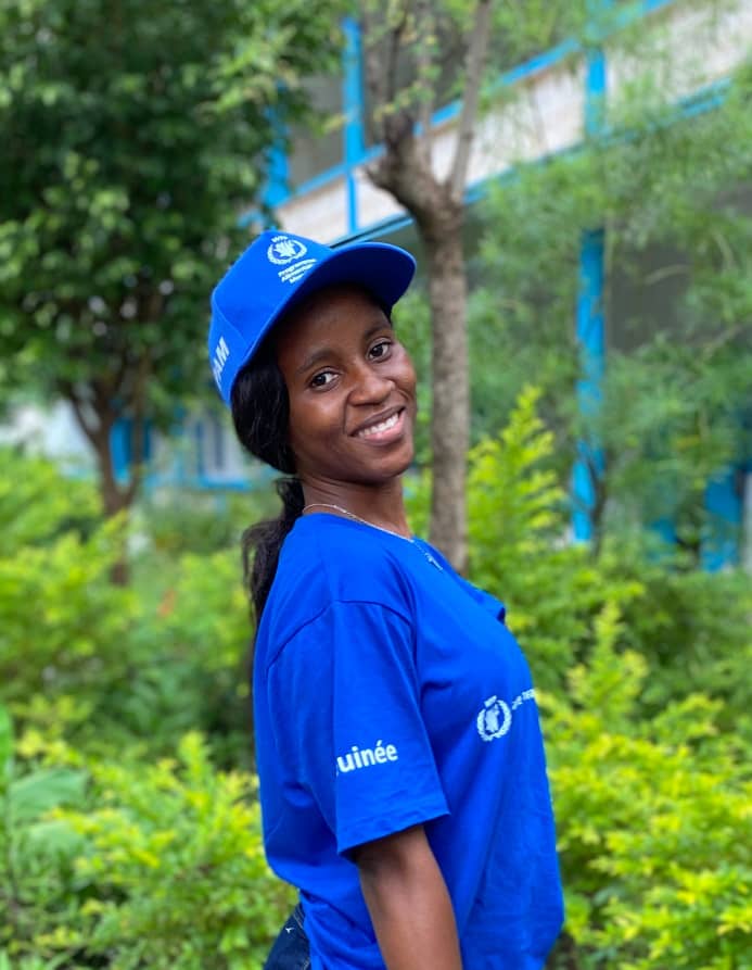 #Volontairedumoisdemars🇬🇳💪 Un immense bravo à Marie Sia Yaradouno @UNVolunteers Chargée de suivi des activités de résilience pour son dévouement exceptionnel à Kankan avec #PamGuinée. Son travail acharné et son engagement sont une véritable inspiration pour nous tous.@UNV_ROWCA