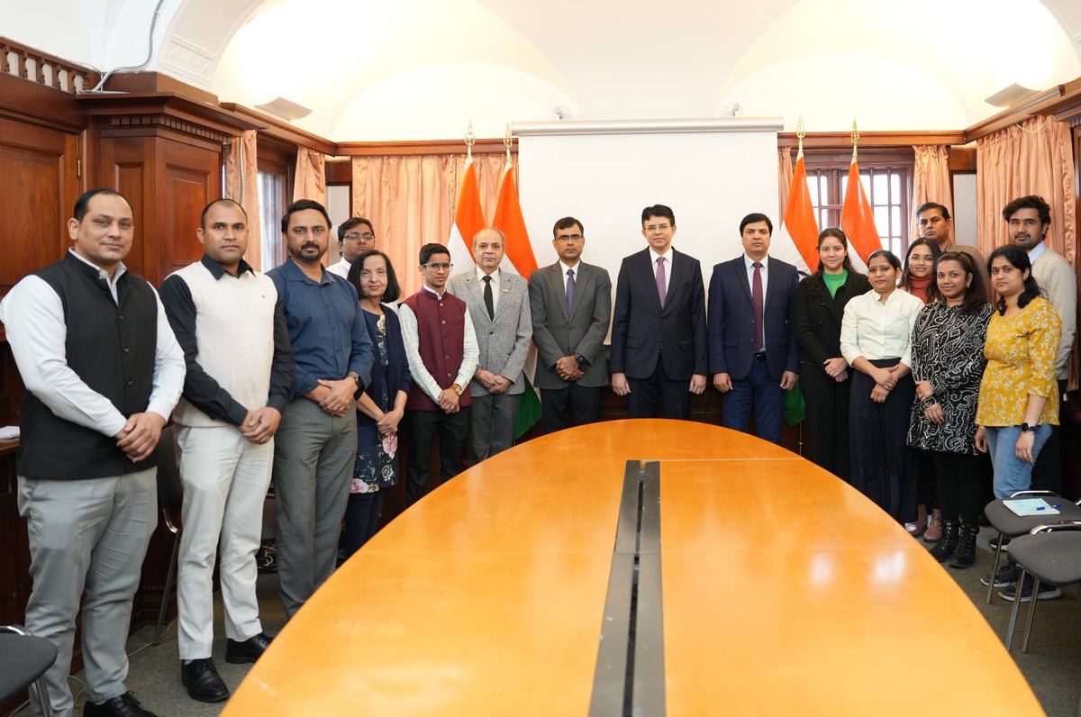 Team Embassy of India extended a warm welcome to Ambassador Manish Prabhat as he assumed charge as Ambassador of India to the Kingdom of Denmark.