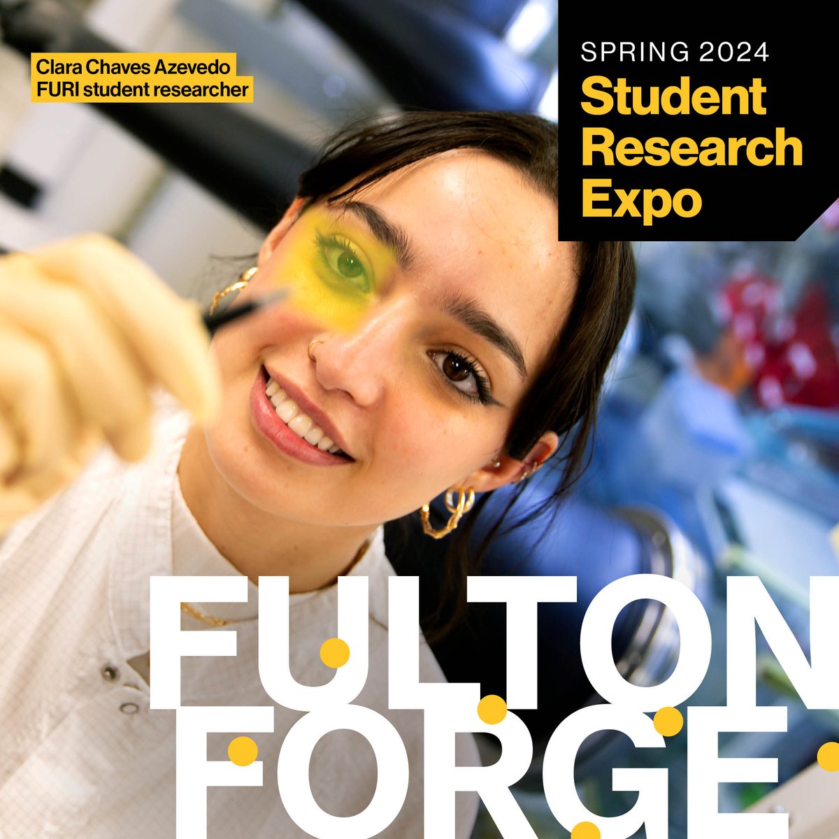 ASUEngineering's tweet image. #ASUEngineering students are delivering innovation that matters. See how at the Fulton Forge Student Research Expo on April 19! More than 100 students will talk about their research spanning education, sustainability, energy, data science and more. forge.engineering.asu.edu