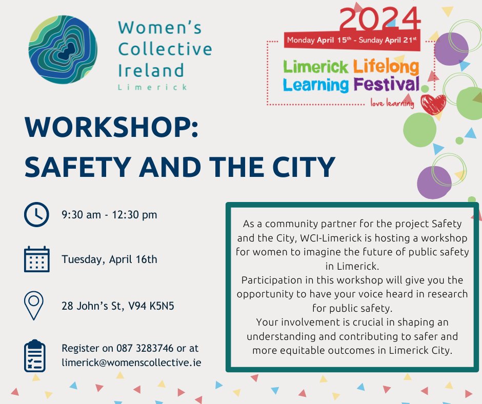 We are participating in @LimkLearnFest this year! 🔦🔍Participation in this workshop will give you the opportunity to have your voice heard in research for public safety. There will also be sandwiches 💁‍♀️ #LLLFestival2024 #LearnGrowExplorein2024