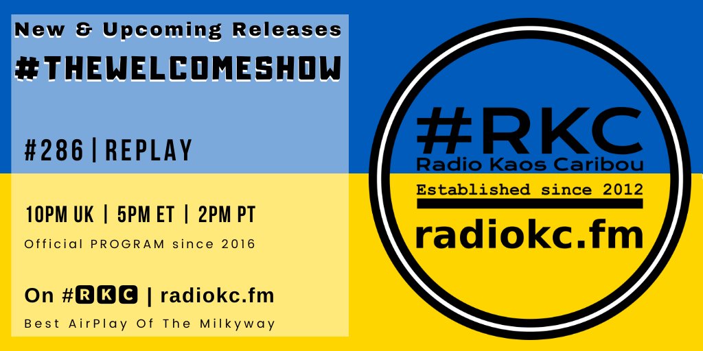 #π₯ππ (@radiokc) on Twitter photo TODAY
π10PM UKβͺ5PM ETβͺ2PM PT
#TheWelcomeShow #286 #REPLAY
π& Upcoming Releases
β¬οΈDetailsβ¬οΈ
π fb.com/RadioKC/posts/β¦
π» #ππ
Ίπ
² featuring
<a href="/StDukes_/">St. Dukes</a> β Moss β <a href="/Wyatt10Lucy/">lucigenic</a> β HVCK FYNN β Sin City β <a href="/wojtekbearband/">wojtek the bear</a> β @sandiglowe β Julie Fox β
.../... TODAY
π10PM UKβͺ5PM ETβͺ2PM PT
#TheWelcomeShow #286 #REPLAY
π& Upcoming Releases
β¬οΈDetailsβ¬οΈ
π fb.com/RadioKC/posts/β¦
π» #ππ
Ίπ
² featuring
<a href="/StDukes_/">St. Dukes</a> β Moss β <a href="/Wyatt10Lucy/">lucigenic</a> β HVCK FYNN β Sin City β <a href="/wojtekbearband/">wojtek the bear</a> β @sandiglowe β Julie Fox β
.../...