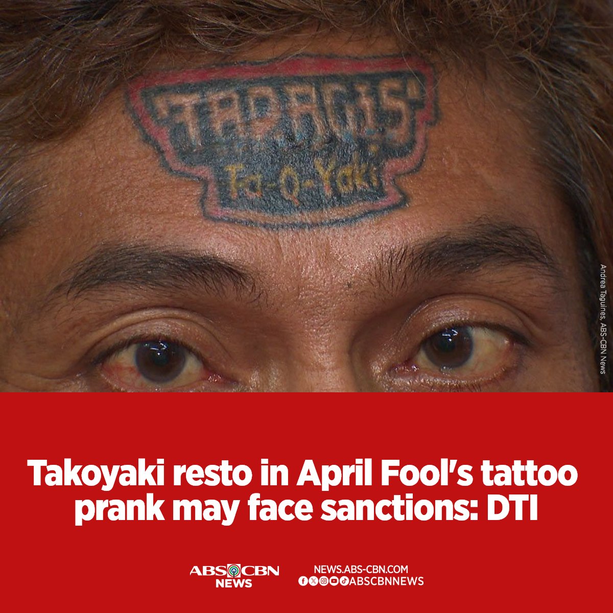 The Department of Trade and Industry said it is looking at possibly suspending or revoking the business name registration of a Takoyaki store that went viral last April 1 after it posted an April Fool’s Day prank-gone-wrong. Read: news.abs-cbn.com/business/2024/…