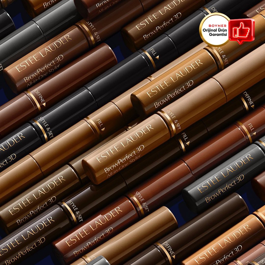 Yeni Estée Lauder BrowPerfect 3D All-in-One Styler Kaş Kalemi ile kaşlarını doldur, şekillendir, sabitle; kaşların sen nasıl istiyorsan öyle! #Boyner #BoynerxEstéeLauder bit.ly/49hoVWw