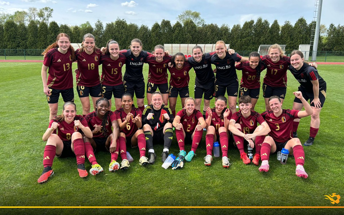 Victory against Belarus and a great start for our WU19s at the elite round! 🇧🇾 0-3 🇧🇪