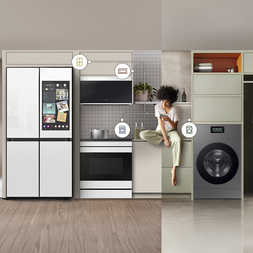 Pre-order the next-gen of Samsung Bespoke intelligent appliances today (and you could save up to $1,200!). Plus get free delivery, installation and haul away. We can’t believe we got all that big news in under 280 characters 😉 smsng.us/OneLaunchPreOr…